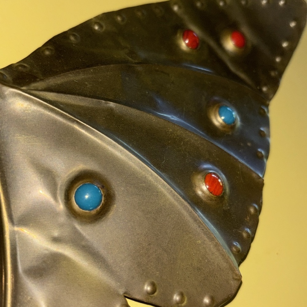 Vintage Metal Butterfly Wall Decor - Picture 3 of 3